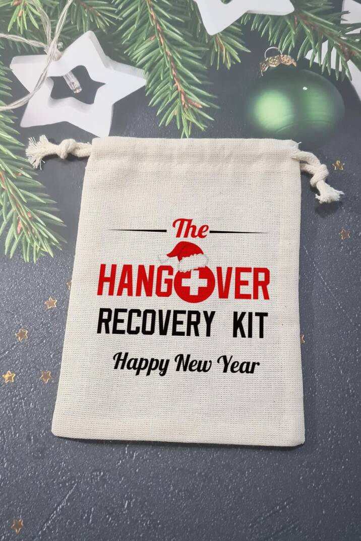 Happy New Year Yılbaşı Partisi Hangover Kit Kesesi - 1