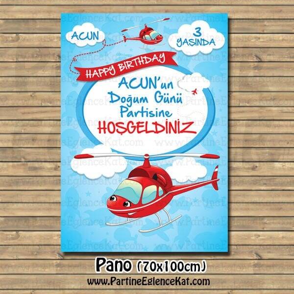 Helikopter Konsept Karşılama Panosu - 1