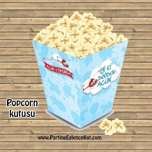 Helikopter Konsept Popcorn Kutusu - 1
