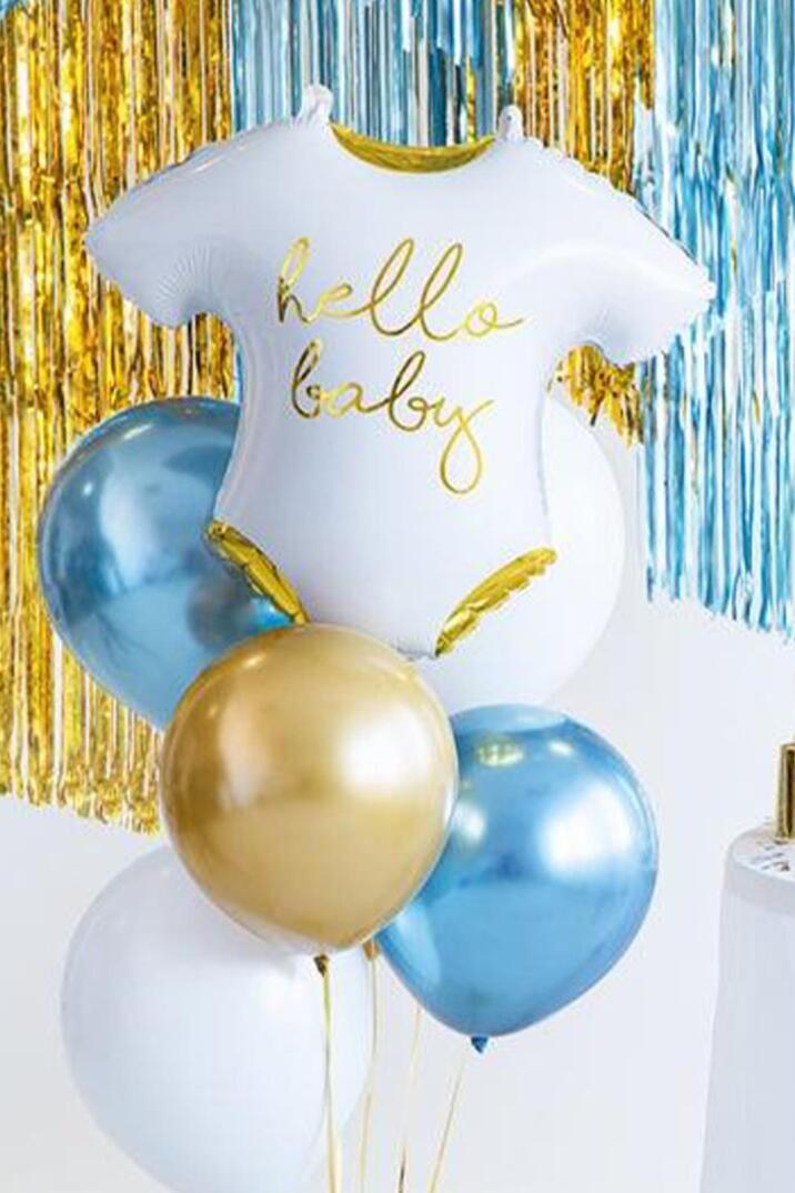 Hello Baby Yazılı Zıbın Folyo Balon Baby Shower Doğum Balonları 62cm - 2