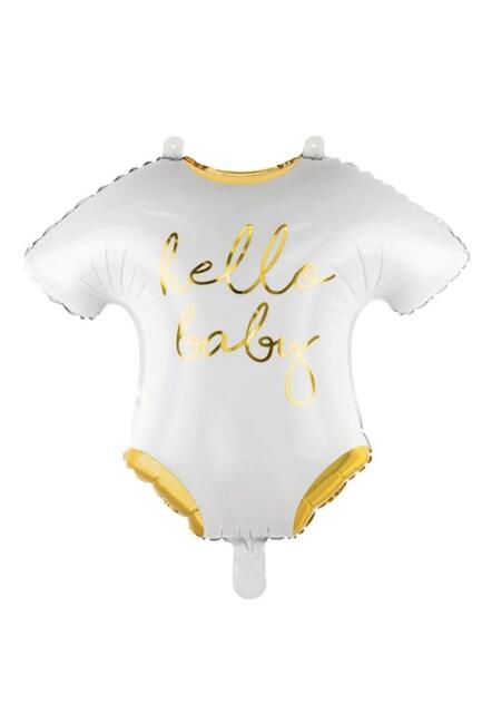 Hello Baby Yazılı Zıbın Folyo Balon Baby Shower Doğum Balonları 62cm - 3