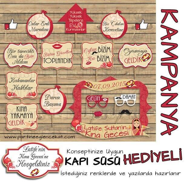 Hintli Kına Kızı Konsept 2'li Kampanyalı Paket - 1