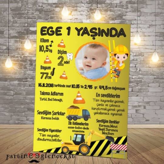 İnşaat Konsept Künye Panosu
