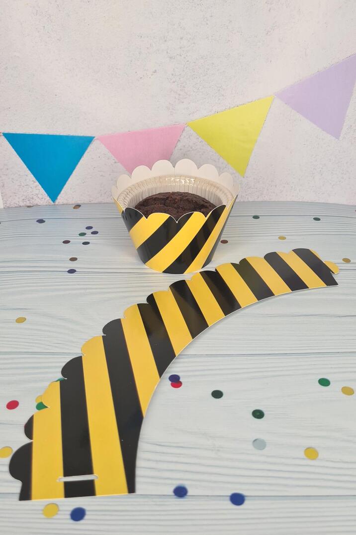 İnşaat Konsepti Cupcake Sargısı 10'lu - 2