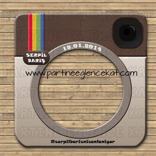 Instagram Hatıra Fotoğraf Çerçevesi Kare - 1