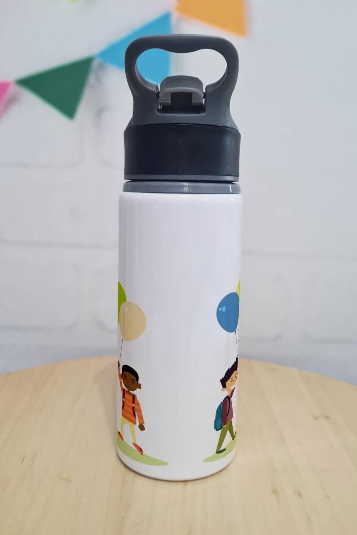 İsim Baskılı Öğretmenler Günü Hediyesi Matara 650ml - 4