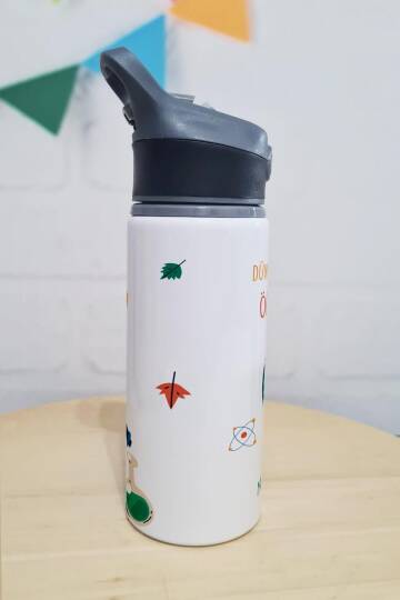 İsimli Öğretmenler Günü Hediyesi Suluk Matara 650ml - 3