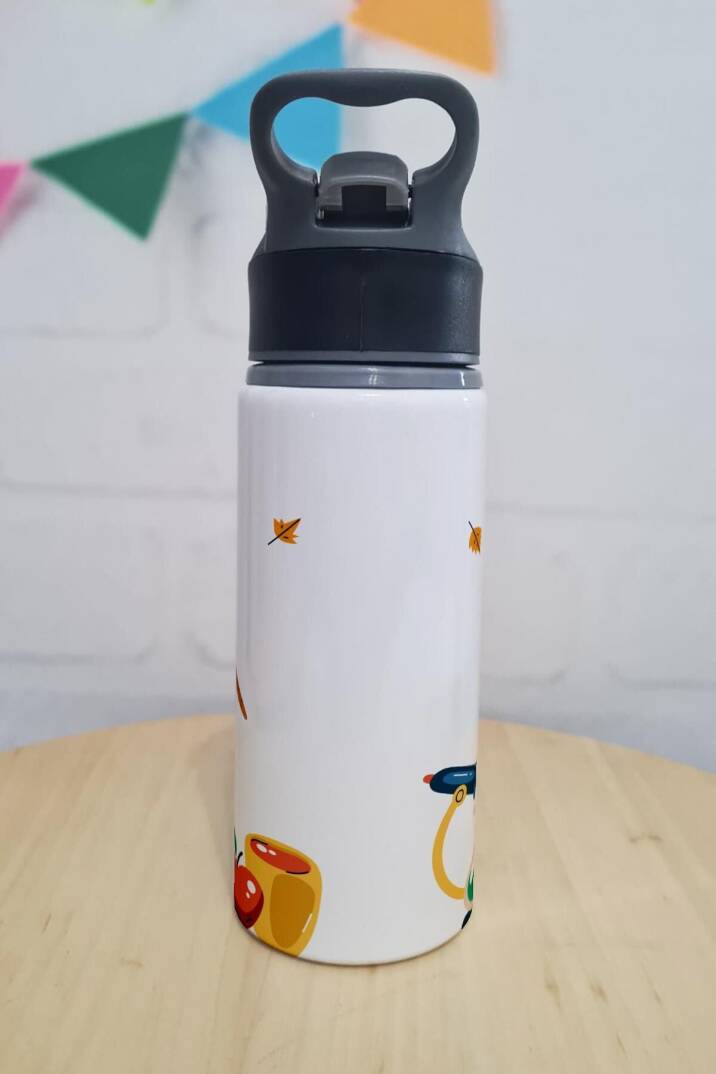 İsimli Öğretmenler Günü Hediyesi Suluk Matara 650ml - 4