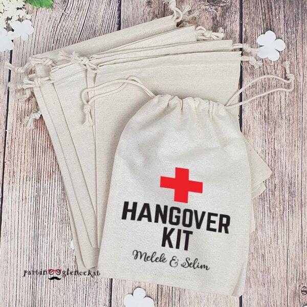 İsme Özel Baskılı Hangover Kit Kesesi - 1