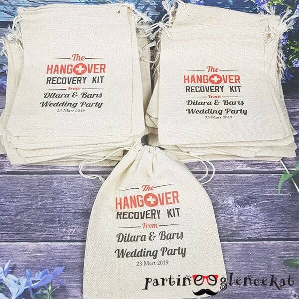 İsme Özel Baskılı Hangover Recovery Kit Kesesi - 1