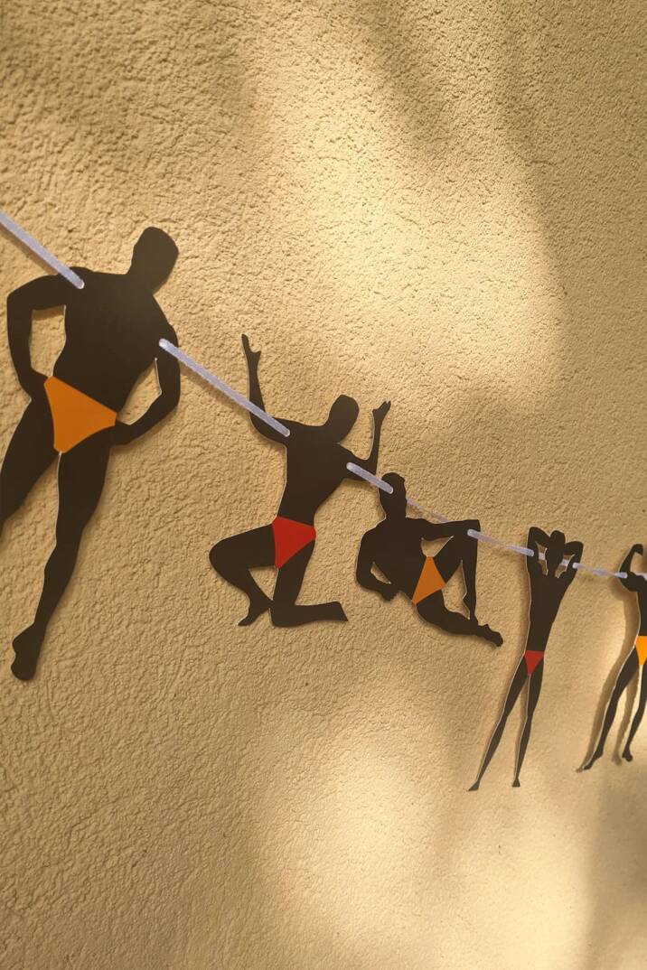 İsme Özel Bekarlığa Veda Dansçı Erkekler 2li Set Banner - 5