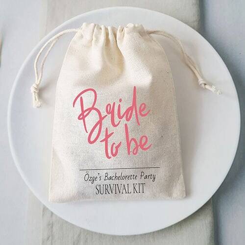 İsme Özel Bride To Be Parti Hangover Kit Kesesi - 1