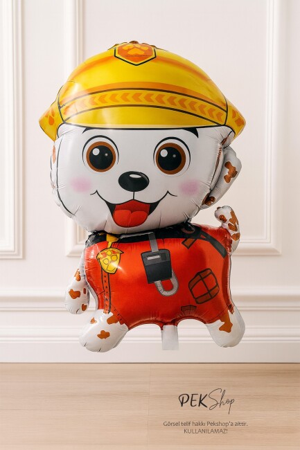 İtfaiye Köpeği Folyo Balon Paw Patrol Marshall Balon - 1