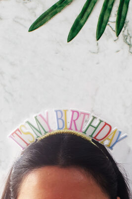 It's My Birthday Tacı, Doğumgünü Tacı, Renkli - 2