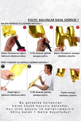 K Harfi Gümüş Folyo Balon 100 cm 40 inç 1 Metre Silver - 2