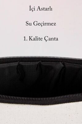 Kadın Silüet Tasarım Baskılı 8 Mart Kadınlar Günü Hediyesi Astarlı Makyaj Çantası Clutch Çanta - 2