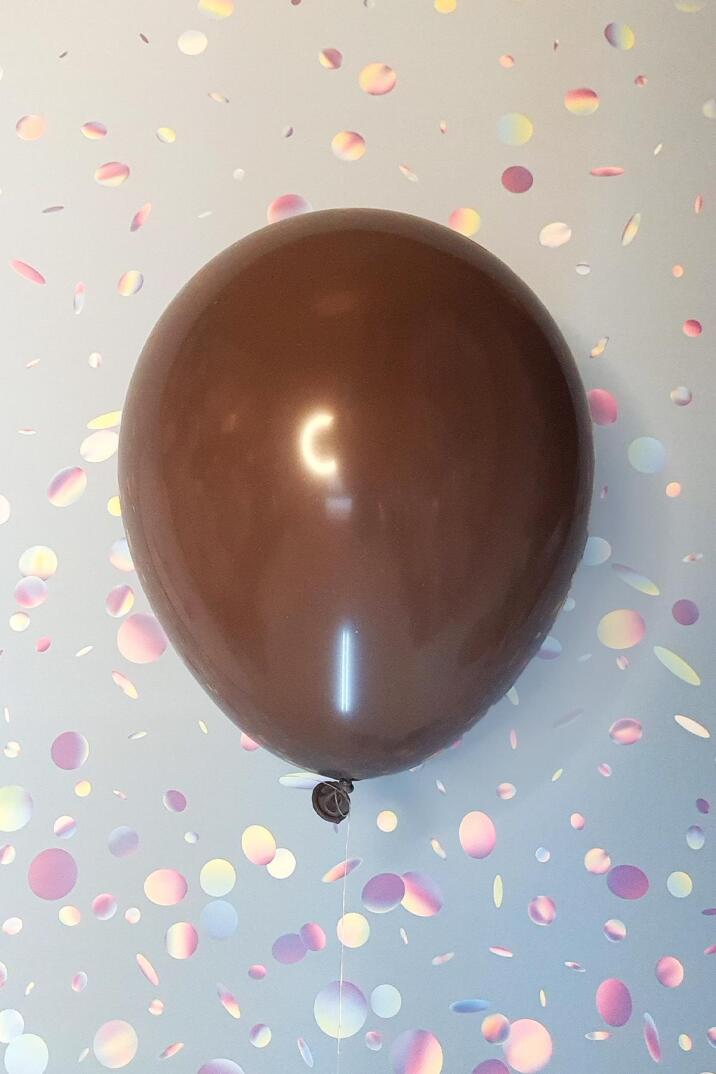 Kahverengi Balon 10 Adet - 12 inc 30 cm Parti Balonu - 1