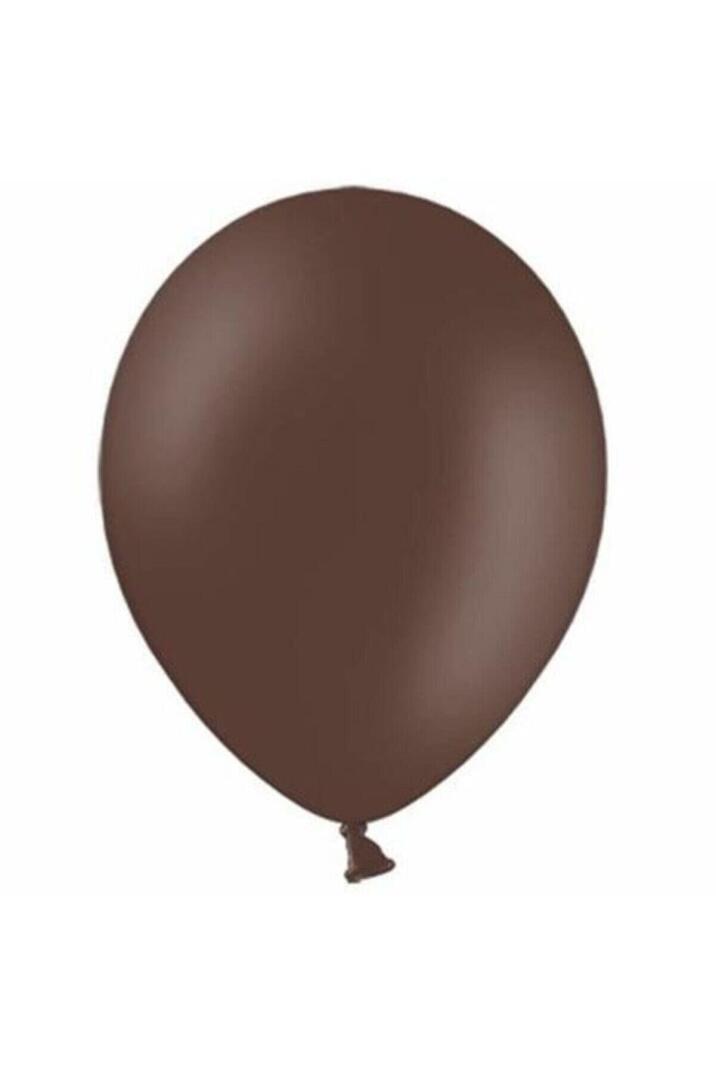 Kahverengi Balon 10 Adet - 12 inc 30 cm Parti Balonu - 2
