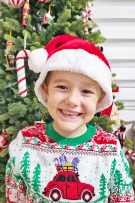 Kalın Kadife Yılbaşı Şapkası Noel Baba Şapkası Lüks Ucu Ponponlu Kalın - 2