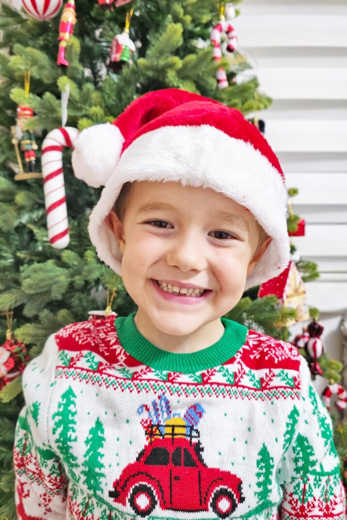 Kalın Kadife Yılbaşı Şapkası Noel Baba Şapkası Lüks Ucu Ponponlu Kalın - 2