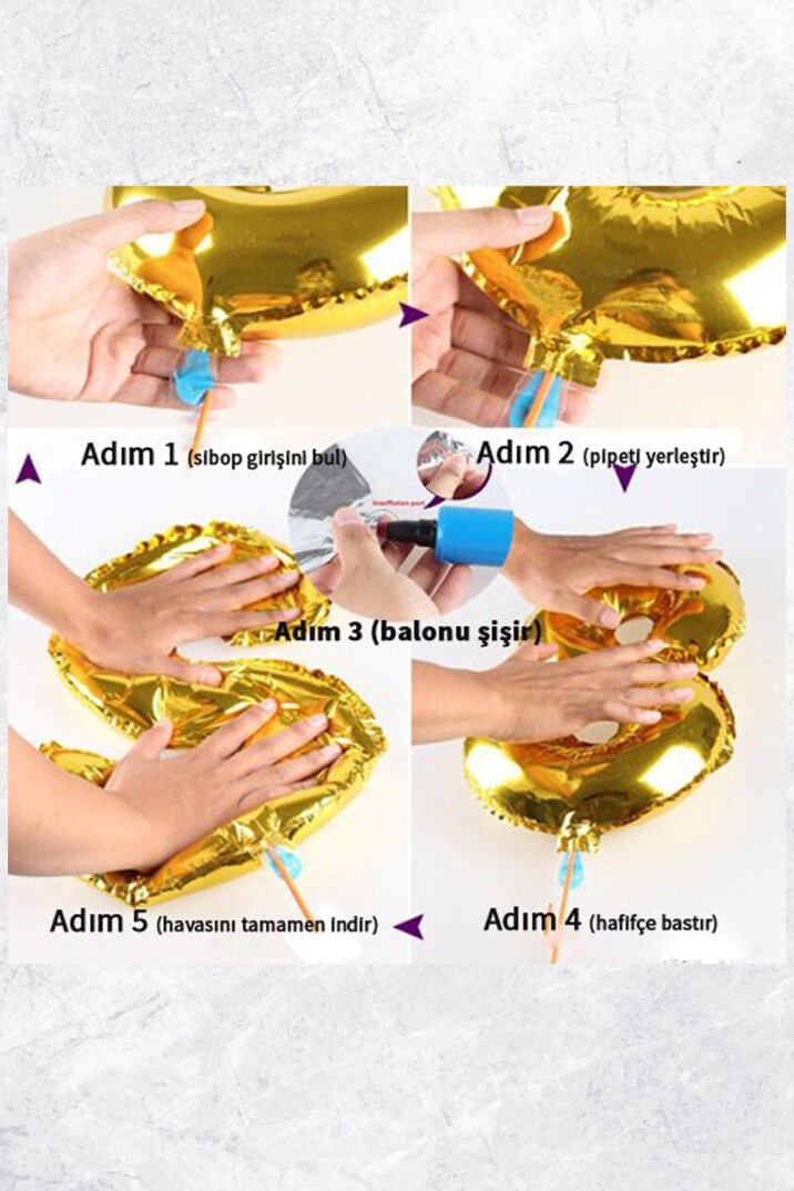Kapibara Tema Doğum Günü Balon Zinciri Süsleme Seti Banner ve Yaş Balonlu - 4