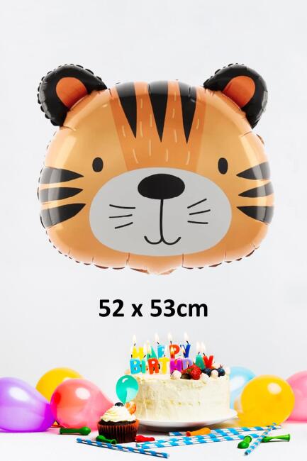 Kaplan Kafası Folyo Balon Kaplan Balon 50cm - 2
