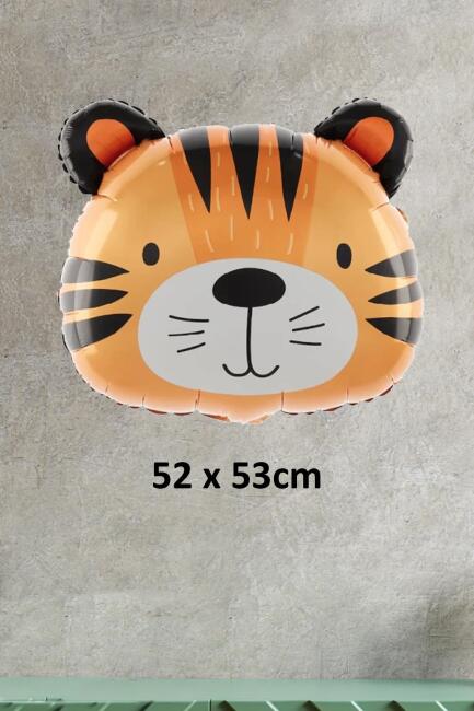 Kaplan Kafası Folyo Balon Kaplan Balon 50cm - 3