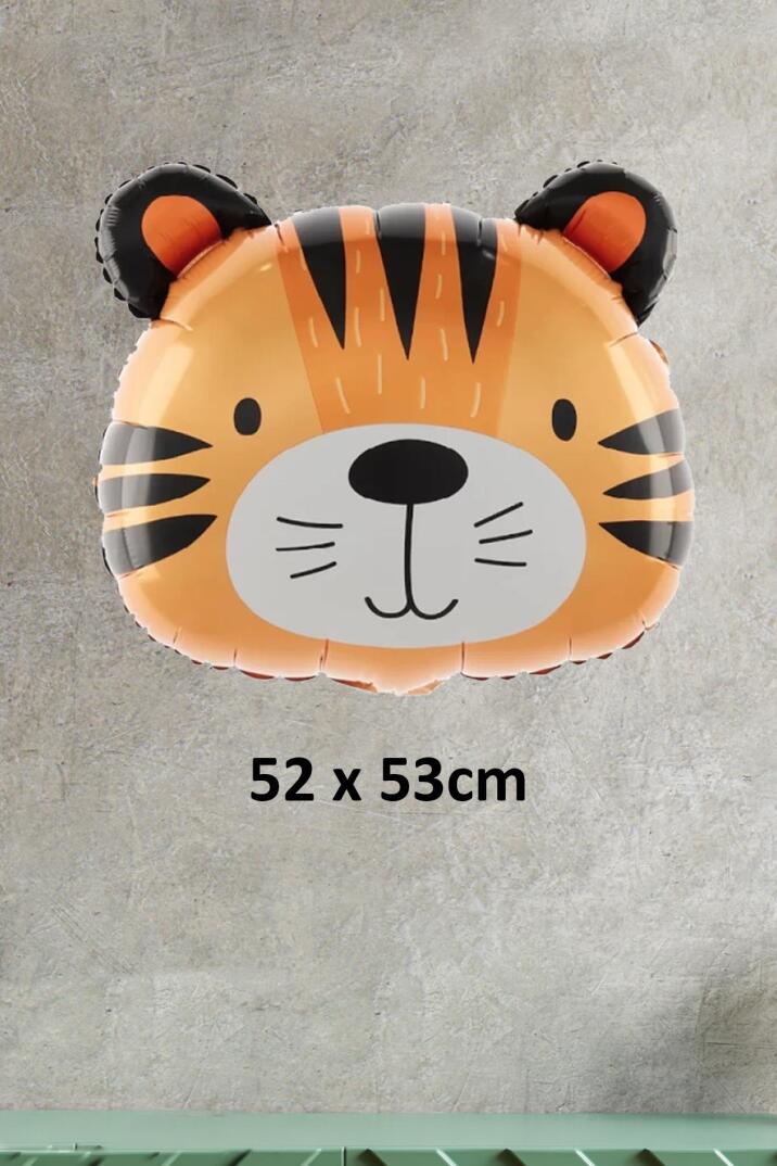 Kaplan Kafası Folyo Balon Kaplan Balon 50cm - 3