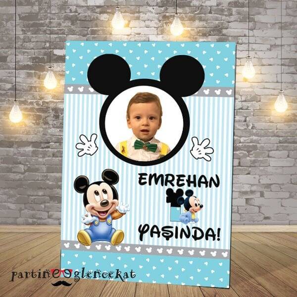 Karşılama Panosu - Mickey Mouse Konsept - 1