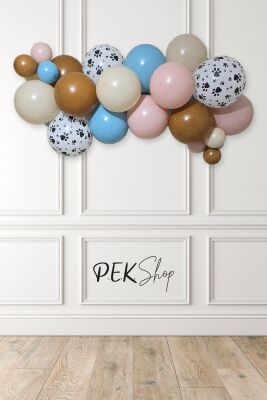 Kedi Köpek Doğum Günü Balon Zinciri Seti - 1