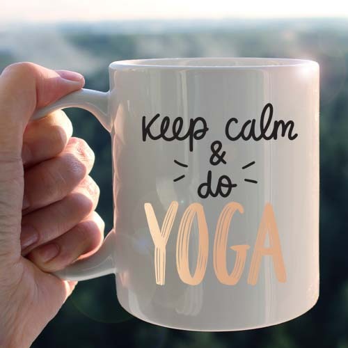 Keep Calm and Do YOGA Kupa Bardak - 1