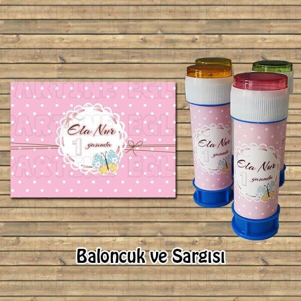 Kelebek Konsept Baloncuk Oyuncak Hediyelik - 1