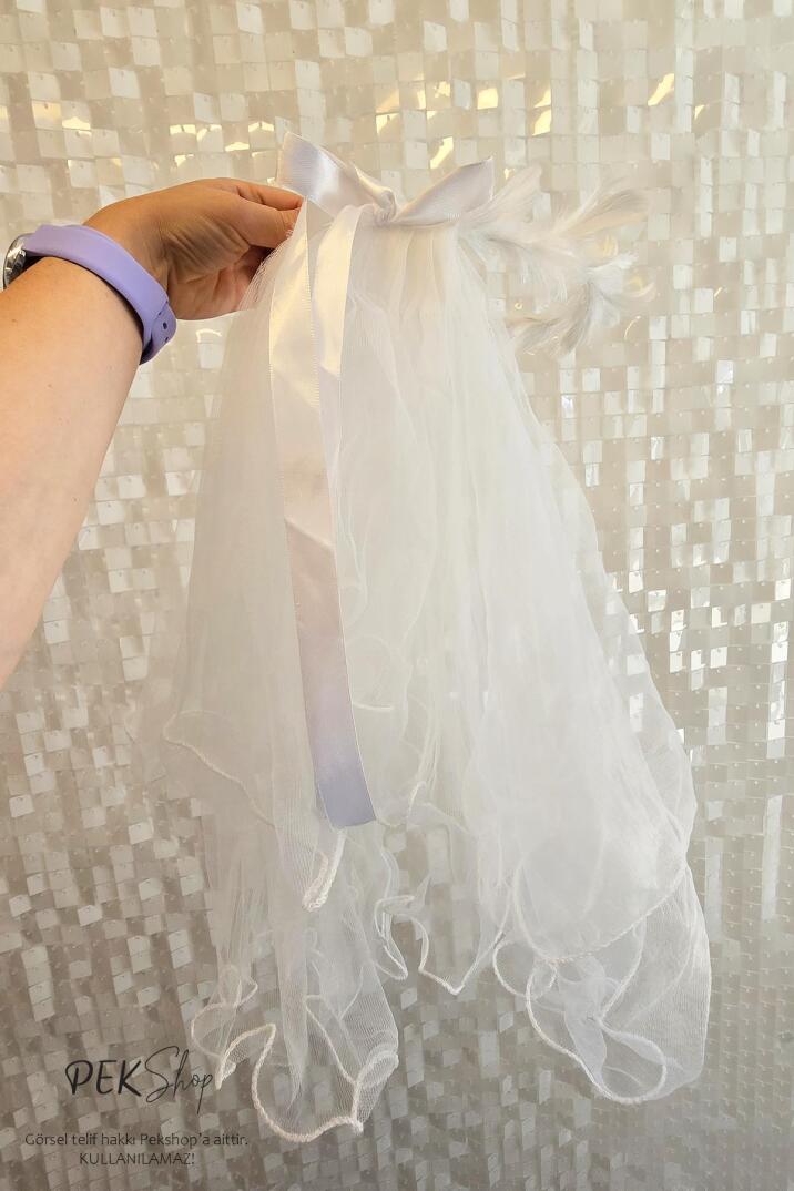 Kendinden Işıklı Gelin Duvağı Bride Parti Duvak Bride To Be Aksesuarı - 3