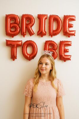 Kırmızı Bride To Be Balon Seti Bekarlığa Veda Balonları - 3