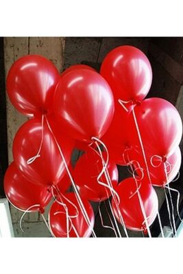 Kırmızı Metalik Balon 12inç 10'lu Paket