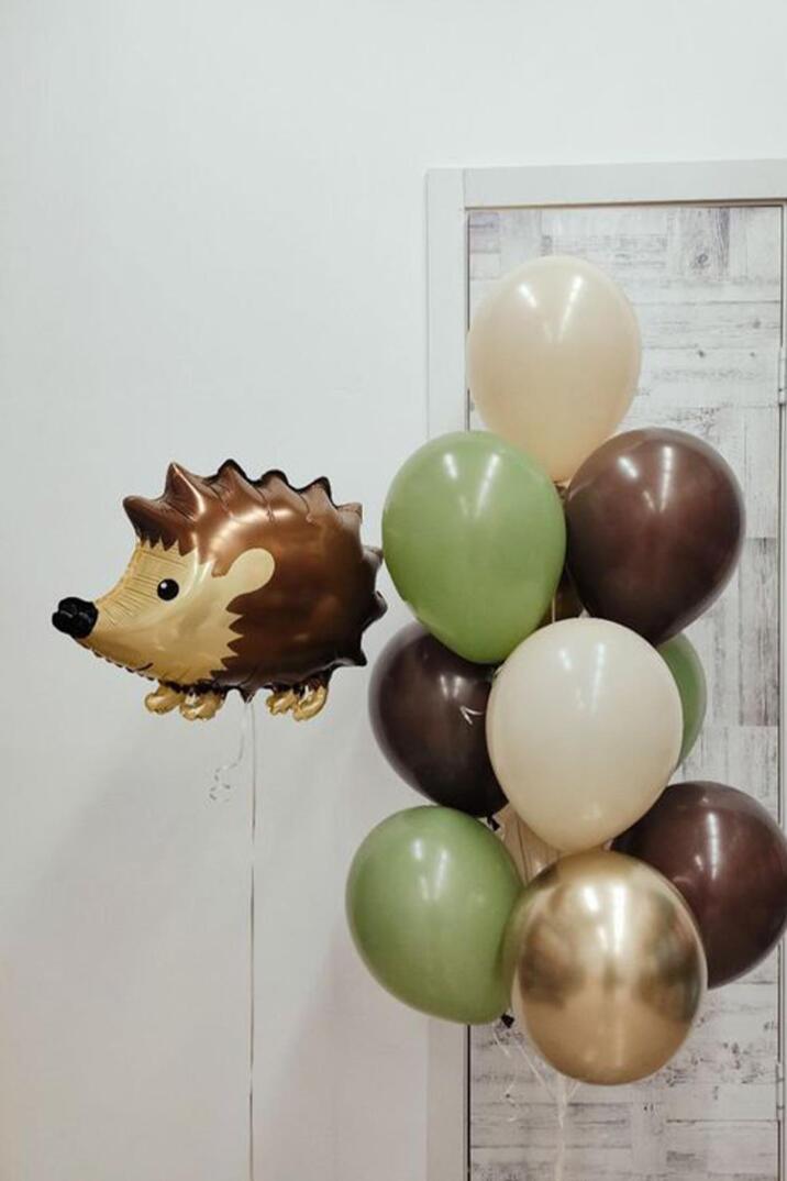 Kirpi Folyo Balon 56cm Woodland Konsept Balon - 3