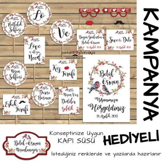 Kış Çiçekleri Konsept 2li Kampanyalı Paket