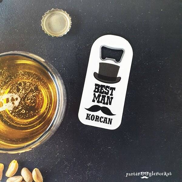 Kişiye Özel Açacak Magnet Hediyelik, Best Man - 1
