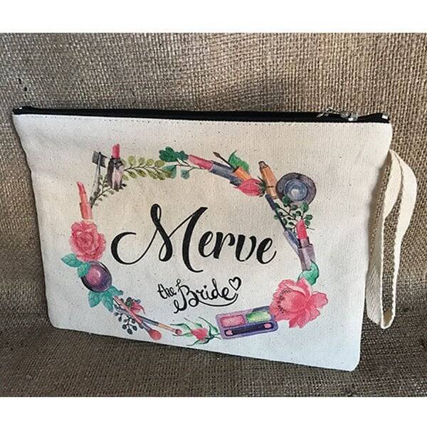 Kişiye Özel Baskılı Clutch Çanta - 1