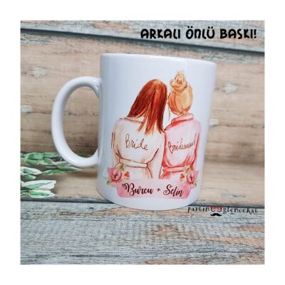 Kişiye Özel Bridesmaid - Nedime Kupası - 1
