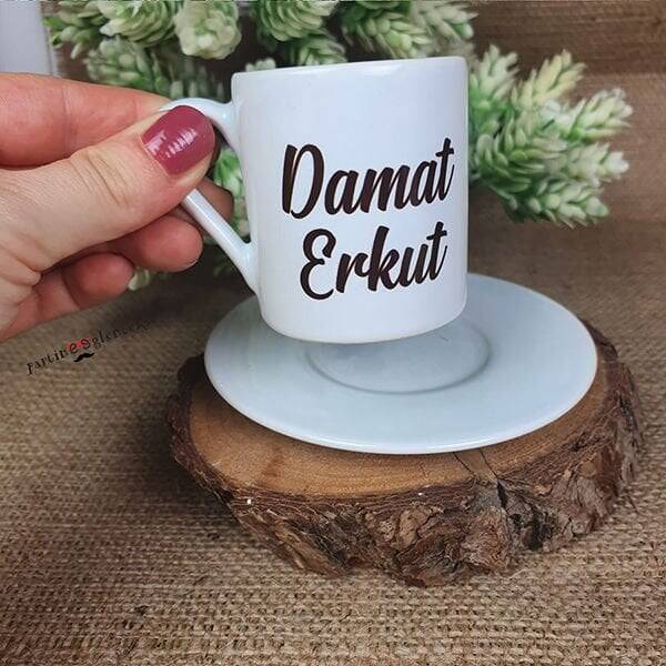 Kişiye Özel Damat Kahve Fincanı - 1