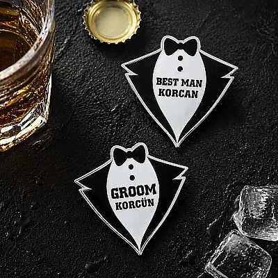 Kişiye Özel Damat Rozet