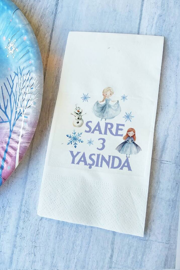 Kişiye Özel Elsa Konsept Peçete - 1