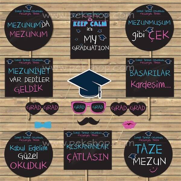 Kişiye Özel Konuşma Balonları Seti - 9101 - 1