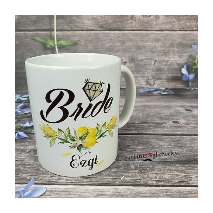 Kişiye Özel Limonlu Bride Kupası - 1