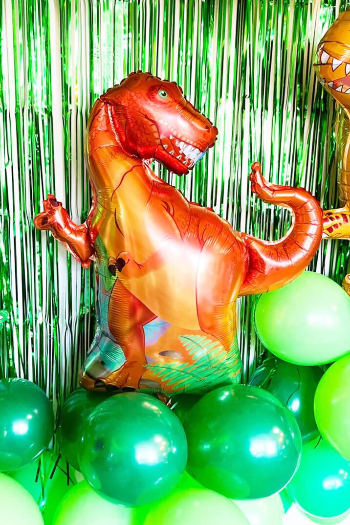 Kızgın T-Rex Dinozor Folyo Balon Dinazor Balon 90cm - 1
