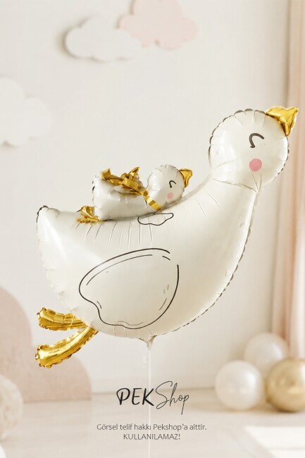 Krem Kaz Folyo Balon - 2