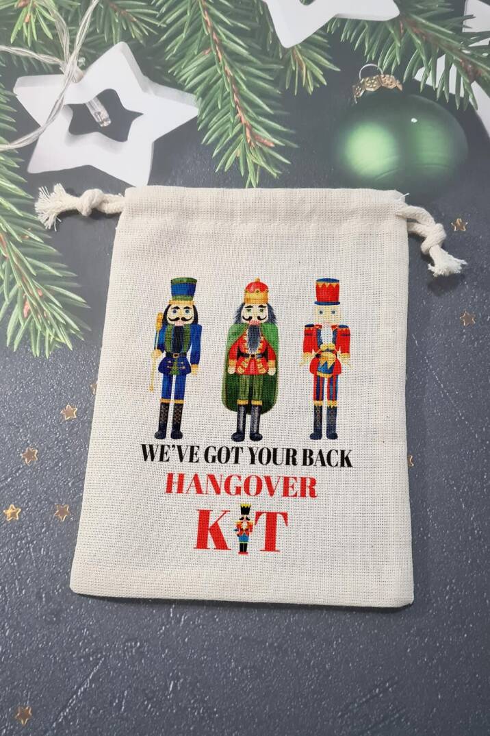 Kurşun Askerler Nutcrackers Yılbaşı Partisi Hangover Kit Kesesi - 1