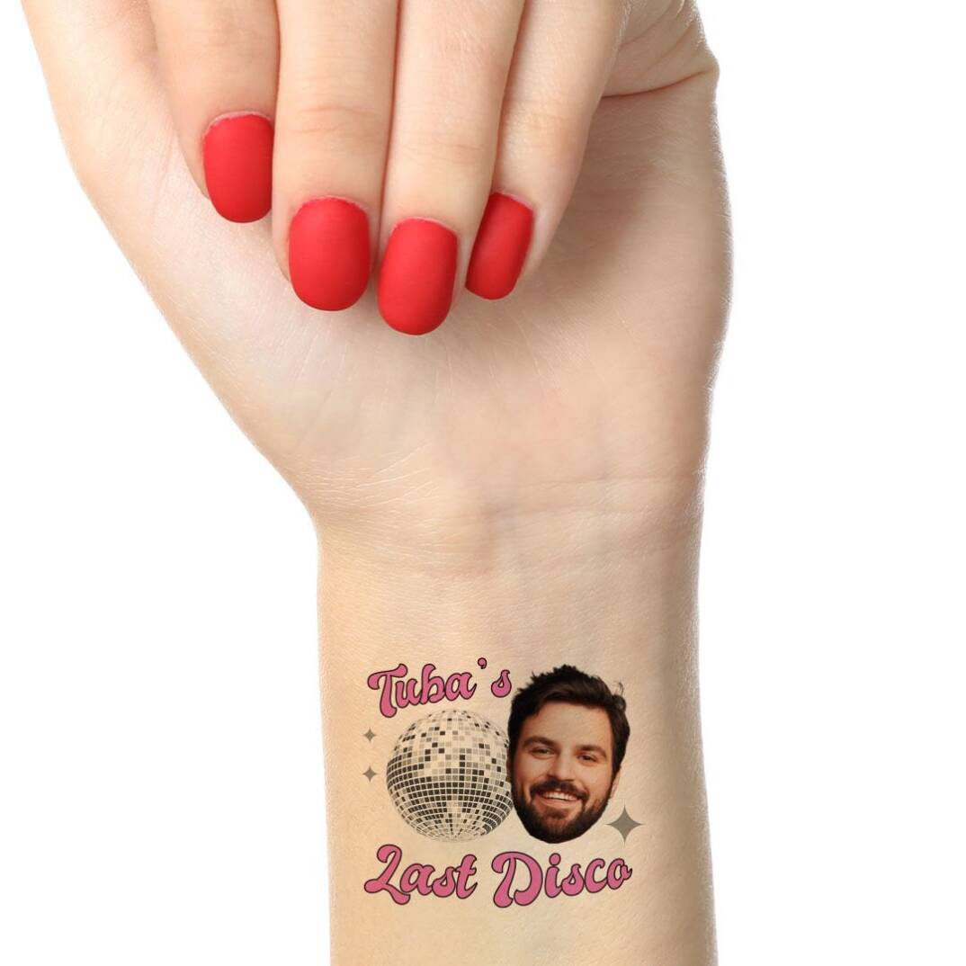 Last Disco Konsept Fotoğraflı Geçici Dövme - 1