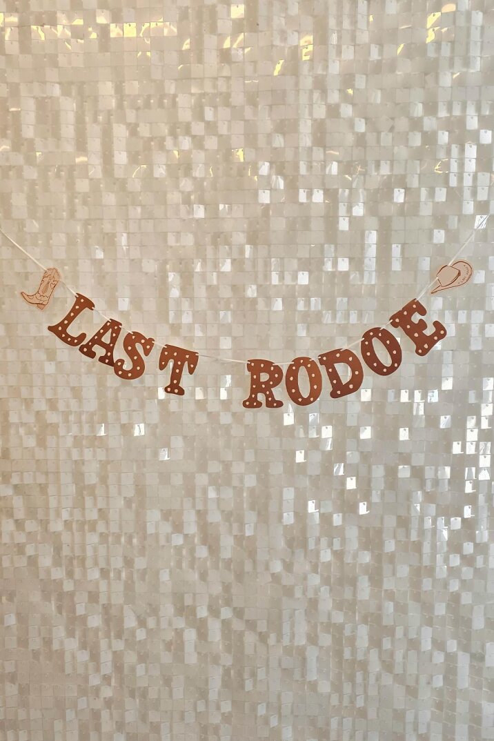 Last Rodeo Konsept Bekarlığa Veda Duvar Süsü - 1